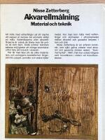 Akvarellm&aring;lning : material och teknik