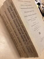 Samlade skrifter V:1 H&auml;fte 1-2, V:2 h&auml;fte 1-2, !V: h&auml;fte 3 samt IX. andra h&auml;ftet. Se mer bilderna