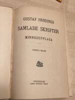 Gustasf Fr&ouml;dings samlade skrifter Minnesupplaga I-III samt IV-VI