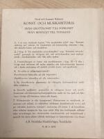 Konst- och Musikhistoria fr&aring;n grottkonst till poppkonst, fr&aring;n benfl&ouml;jt till tonband