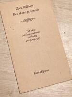 Den skamliga konsten - Tal h&aring;llet p&aring; Konstakademiens h&ouml;gtidsdag