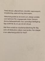 Svensk s&auml;kerhetspolitk f&ouml;r fred 