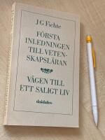 F&ouml;rsta inledningen till vetenskaperna - V&auml;gen till ett saligt liv