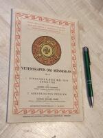 Popul&auml;ra etnologiska skrifter 3. (Etnologien, dess m&aring;l och uppgi8ft - Arkeologiens problem) (G)