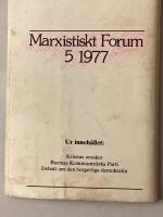 Marxistiskt forum nr 5 - 1977