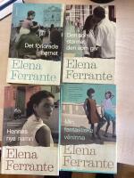 Min fantastiska v&auml;ninna. Bok 1 (Inb.), Barndom och ton&aring;r, Hennes nya namn Bok 2 (Inb.), Den som stannar, den som g&aring;r Bok 3 (h&auml;ftad), Det f&ouml;rlorade arnet Bok 4 (Inb.)