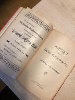 Sociala sm&aring;skriofter (Ett band): Skolan och pr&auml;stv&auml;ldet Kata D.) Kval (Einar H&aring;kansson) Einar Hp&aring;kansson i himlen (Erik V&auml;derhatt), Det ruttna samh&auml;llet,(Fred Rosengren) Religionshumbugen eller Varf&ouml;r &auml;r jag frit&auml;nkare och Prolet&auml;rens evangelium ( Fritjopf Werenskjold), Sabotage R&auml;tteg&aring;ngen i Karlskrona  (Albert Jensen) Anarkismen Staten och individen (Benj R Tucker) Blad ur Spanska proletariatets histora (Arnold Roller), Franswisco Ferrer hans liv och v&auml;rk (Pierre Ramus), Kriget och dess bek&auml;mpande (Hertha von Suttner), Politikens orimlighet (Albert Jensen) 
