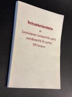 Verksamhetsber&auml;ttelse av Sovjetunionens kommunistiska partis centralkommitt&eacute; f&ouml;r partiets XXII kongress