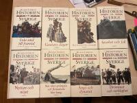 Historien om Sverige. Fr&aring;n istid till framtid,Gustavs dagar, N&auml;r Sverige blev stormakt, Storhet och fall, Nytta och n&ouml;je,  N&auml;r riket spr&auml;ngdes, &Aring;nga och dynamit,, Dr&ouml;mmar och verklighet.  (8 Band)