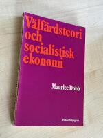 V&auml;lf&auml;rdsteori och socialistisk ekonomi