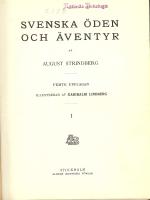 Svenska &ouml;den och &auml;ventyr 1-3 femte upplagan illustrerad av Garibaldi Lindberg