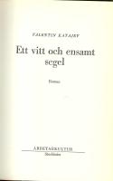 Ett vitt och ensamt segel