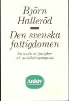 Den svenska fattigdomen - en studie i fattigdom och socialbidragstagande