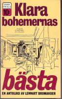 Klara bohemernas b&auml;sta - en antologi