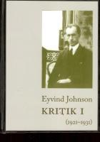 Kritik I (1921-1031)