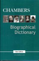 Chambers Biographical Dictionary