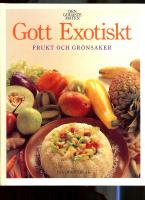 Gott och exotiskt frukt och gr&ouml;nsaker