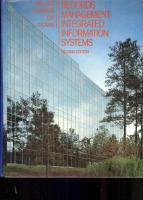 Records managment: Integrated Information Systeem. Secoond Eddition