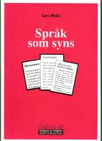 Spr&aring;k som syns