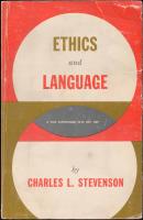 Ethics and Language