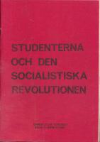 Studenterna och den socialistiska revolutionen