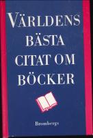 V&auml;rldens b&auml;sta citat om b&ouml;cker