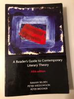 Readers guide to contemporary literary theory