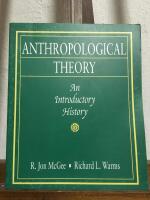 Anthropological theory - an introductory history