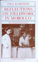 Reflections on fieldwork in Morocco
