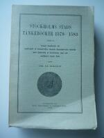 Stockholms stads t&auml;nkeb&ouml;cker 1578-1583
