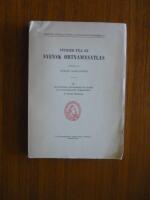 Studier till en svensk ortnamnsatlas 2. De svenska ortnamnen p&aring; S&auml;ter. En Namngeografisk unders&ouml;kning