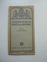 Generalstabens karta &ouml;ver Sverige. Blad 46 Valdemarsvik. Skala 1:100 000