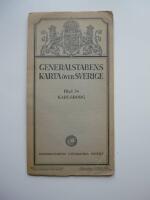 Generalstabens karta &ouml;ver Sverige. Blad 54 Valdemarsvik. Skala 1:100 000