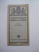 Generalstabens karta &ouml;ver Sverige. Blad 65 S&auml;vstaholm. Skala 1:100 000