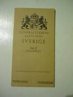 Generalstabens karta &ouml;ver Sverige. Blad 51 Fj&auml;llbacka. Skala 1:100 000