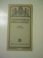 Generalstabens karta &ouml;ver Sverige. Blad 32 G&ouml;teborg. Skala 1:100 000