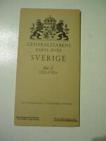 Generalstabens karta &ouml;ver Sverige. Blad 15 Vislanda. Skala 1:100 000