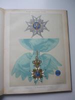 De Kongl. Svenska Riddareordnarne. 19 planscher med text