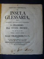 TENTAMEN DE HISTORICUM, DE INSULA GLESSARIA.