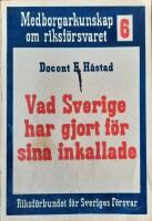 Vad Sverige har gjort f&ouml;r sina inkallade