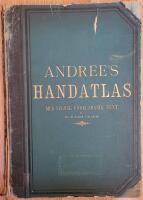 Andree's stora handatlas : i &aring;ttiosex kartor /med svensk f&ouml;rklarande text af Hjalmar Gullberg.
