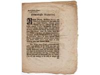 {Upl. Hos Borgare-St&aring;ndet d. 26 januarii 1770} &Ouml;dmjukaste Memorial. Riksens H&ouml;glofl. St&auml;nders Secrete-Utskotts Stats-Deputation har, under den 19 i denne m&aring;naden, behagat l&auml;mna H&ouml;glofl. Secrete-Utskottet desz Bet&auml;nkande, r&ouml;rande Pension f&ouml;r samtelige Deras Excellencer Herrar Riksens R&aring;d, som wid b&ouml;rjan af denna Riksdag fr&aring;n Kongl. Maj:ts R&aring;d-Cammare skilde blifwit, j&auml;mte f&ouml;r Herrar Riks-R&aring;den Grefwe von Seth och Friherre Flemming, och deruti tilstyrkt en &aring;rlig Pension f&ouml;r hwardera af H&ouml;gbem&auml;lte Herrar til Fyra Tusende Daler S:mt, som tilsammans gravera Staten inemot half Tunna Guld &aring;rligen, samt utgj&ouml;r til n&auml;sta Riksdag n&auml;ra tw&aring; Tunnor Guld??upgifne Relation om Stats-W&auml;rkets tilst&aring;nd, som slutar sig med en Stats-brist til n&auml;sta Riksdag af 100 Tunnor Guld, och hwilken jag ser i m&aring;nga delar blir f&ouml;r&ouml;kt, men intet minskad?.Jag underst&auml;ller derf&ouml;re H&ouml;glofl. Secrete-Utskottet i all &ouml;dmjukhet, om intet h&ouml;gsta n&ouml;dw&auml;ndigheten kr&auml;fwer at f&ouml;rst och framf&ouml;r alle andre ugifter, f&ouml;rse Rikets f&ouml;rswars behower, med hwad dertil fordras?