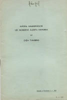 N&aring;gra namnfr&aring;gor ur Nordens &auml;ldsta historia. S&auml;rtryck ur Fornv&auml;nnen, h. I, 1940. N&aring;gra namnfr&aring;gor ur Nordens &auml;ldsta historia. F&ouml;redrag vid Folkuniversitetsf&ouml;reningens sommarkurser i Halmstad 1939.