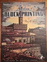 How to do linoleum Block printing