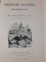 American pictures  Drawn with pen and pencil