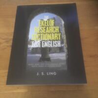 The Ekel&ouml;f research dictionary for english