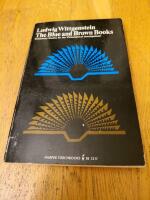 The blue and brown books - Preliminary studies for the 'Philosophical investigations'