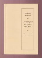 Om papegojor och genier, med mera. Ur Samuel Butlers anteckningsb&ouml;cker.