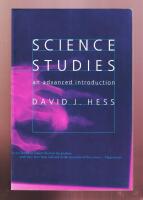 Science Studies. An Advanced Introduction.