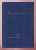 Materiall&auml;ra. Metaller, plaster och elaster, sm&ouml;rjmedel, tr&auml;.